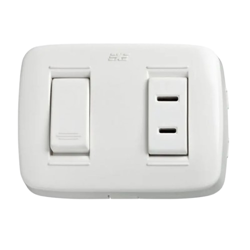INTERRUPTOR + TOMA SPONER ETI83
